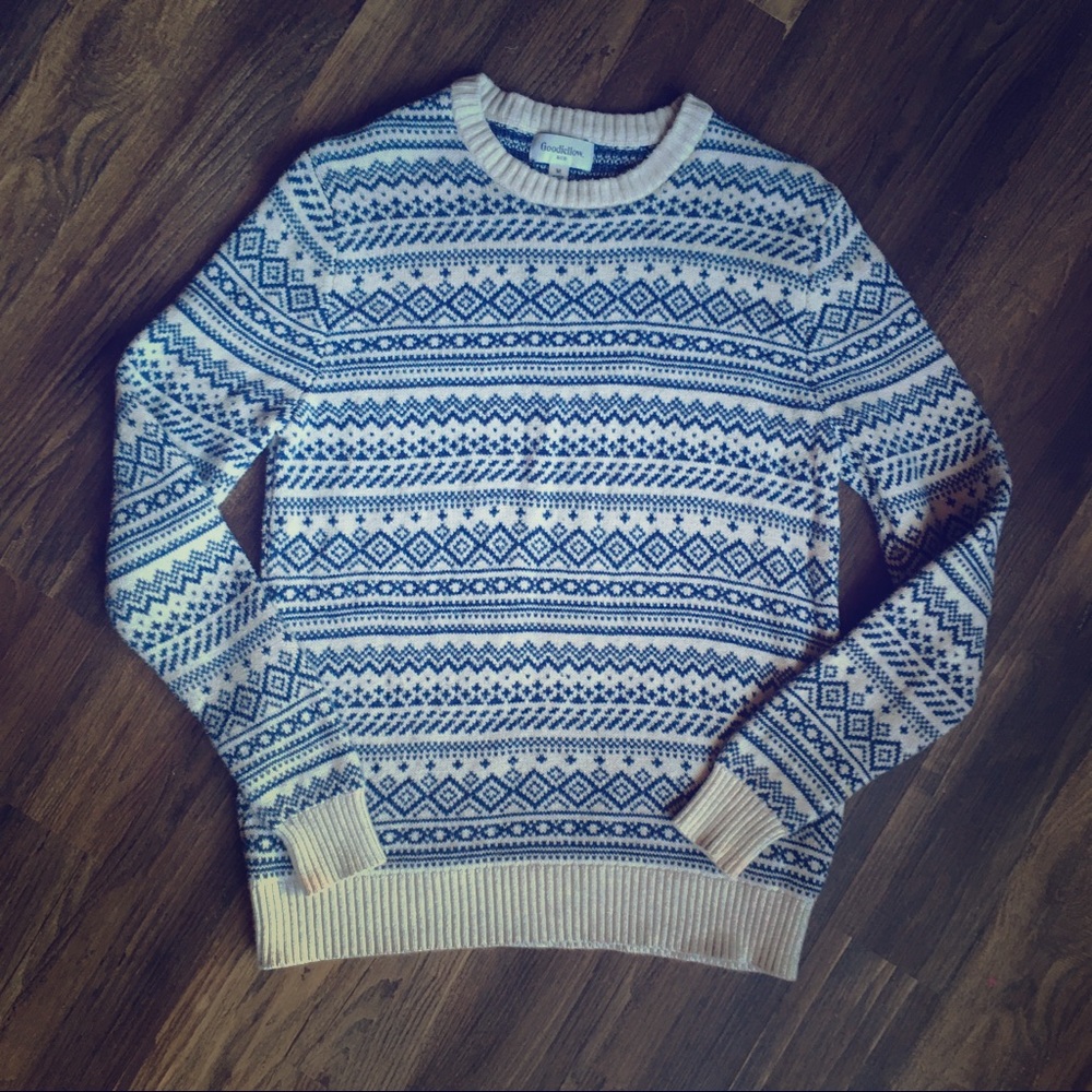 Goodfellow 100% cotton winter sweater sized M